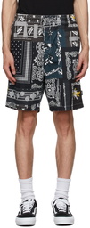 Neighborhood Black Bandana Shorts