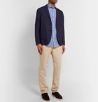 Richard James - Slim-Fit Cotton-Chambray Shirt - Blue