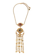Chloe The Chloé Amulet Embellished Necklace - Gold - One Size