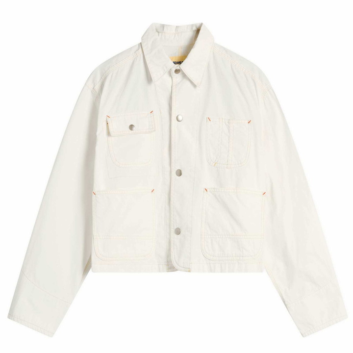 Photo: Beams Boy Women's Short Denim Jacket in Off White