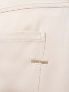 BRUNELLO CUCINELLI - High Rise Satin Straight Pants