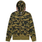 A Bathing Ape 1st Camo Shark Zip Hoody