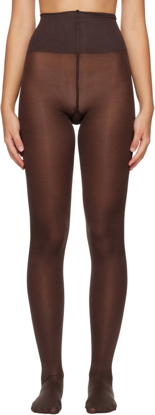 Photo: Swedish Stockings Brown Sanna Glossy Tights