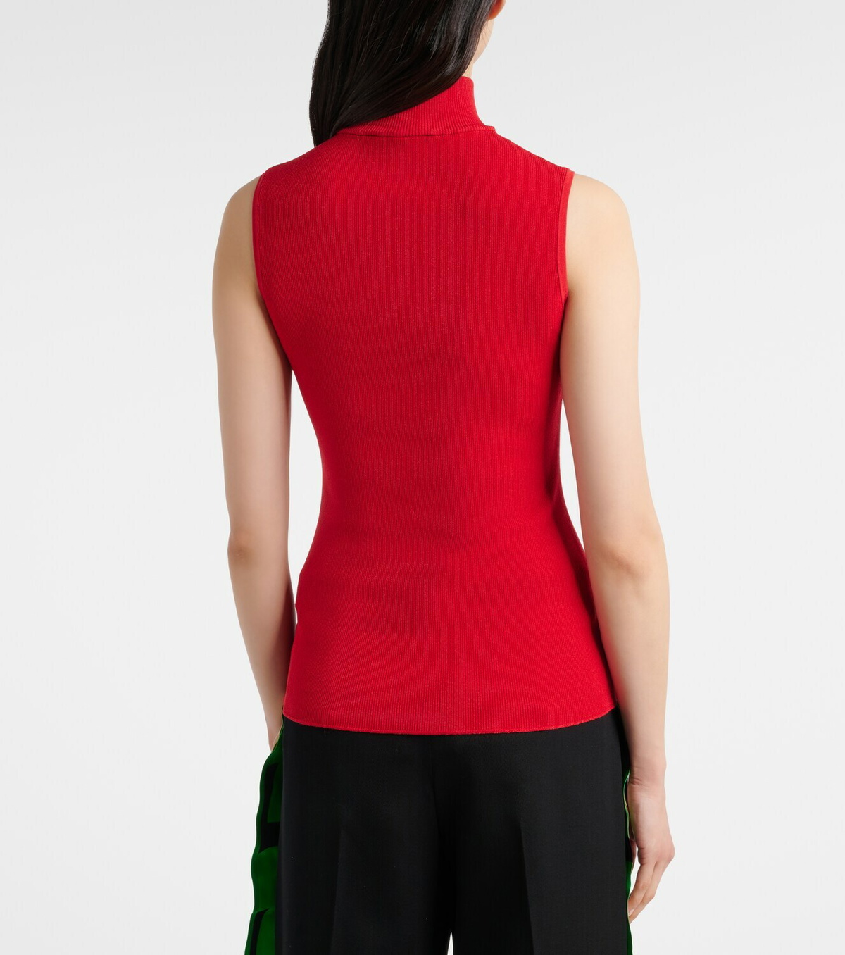Loewe Double L ribbed-knit top