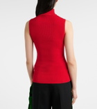 Loewe Double L ribbed-knit top