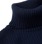 Blue Blue Japan - Knitted Rollneck Sweater - Navy