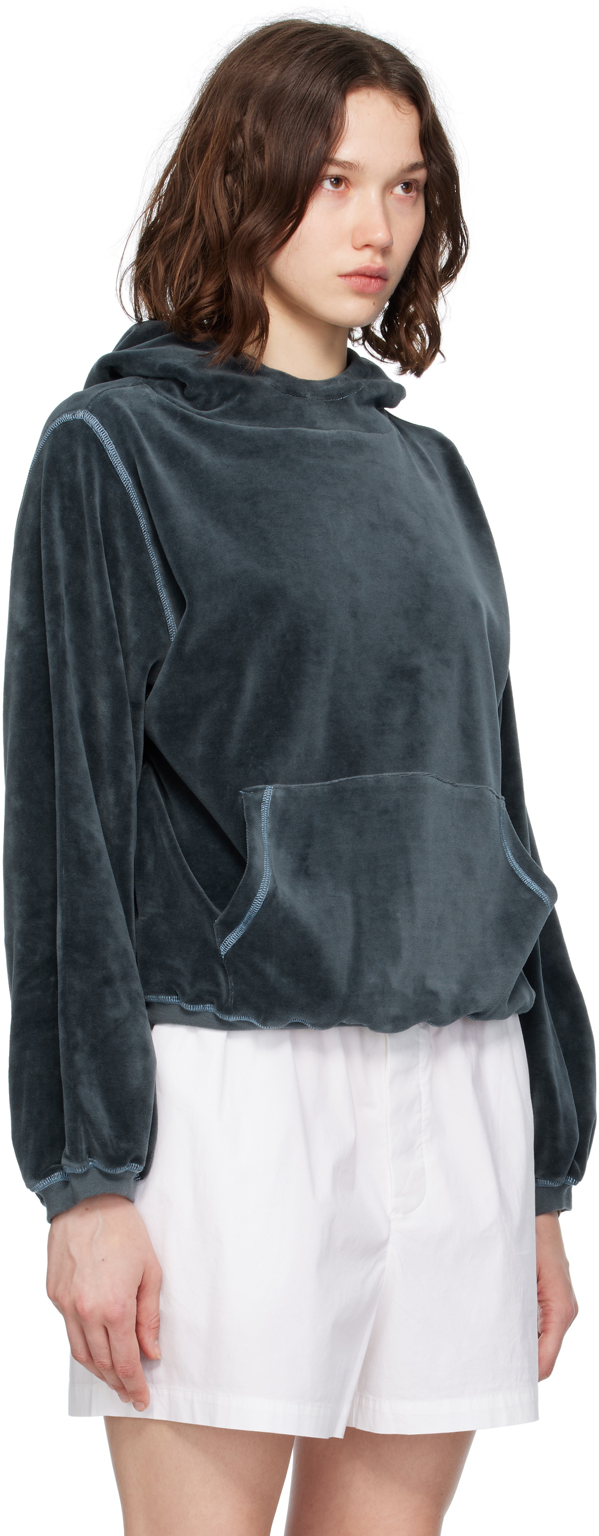Baserange Blue Pillow Hoodie