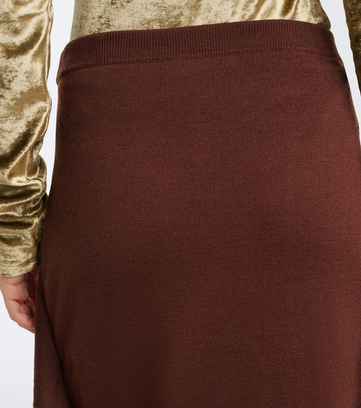 Lemaire Wool-blend midi skirt