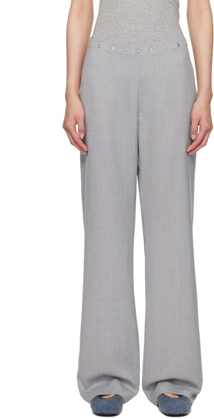 Photo: Paloma Wool Gray Dain Snaps Trousers