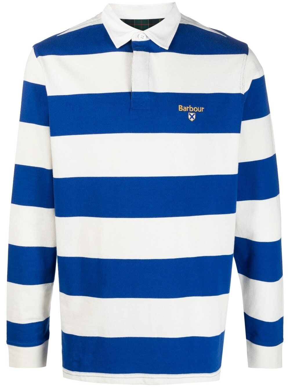 Photo: BARBOUR - Hollywell Stripe Rugby Long Sleeve Polo Shirt