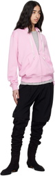 Comme des Garçons Shirt Pink Zip Hoodie