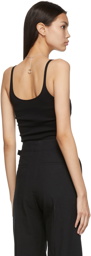 LEMAIRE Black Second Skin Tank Top