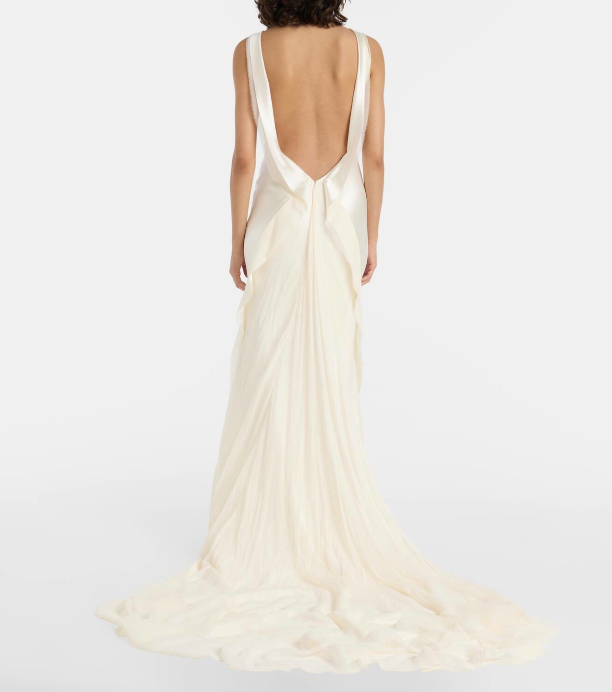 Danielle Frankel Bridal Arlo wool and silk gown