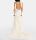 Danielle Frankel Bridal Arlo wool and silk gown