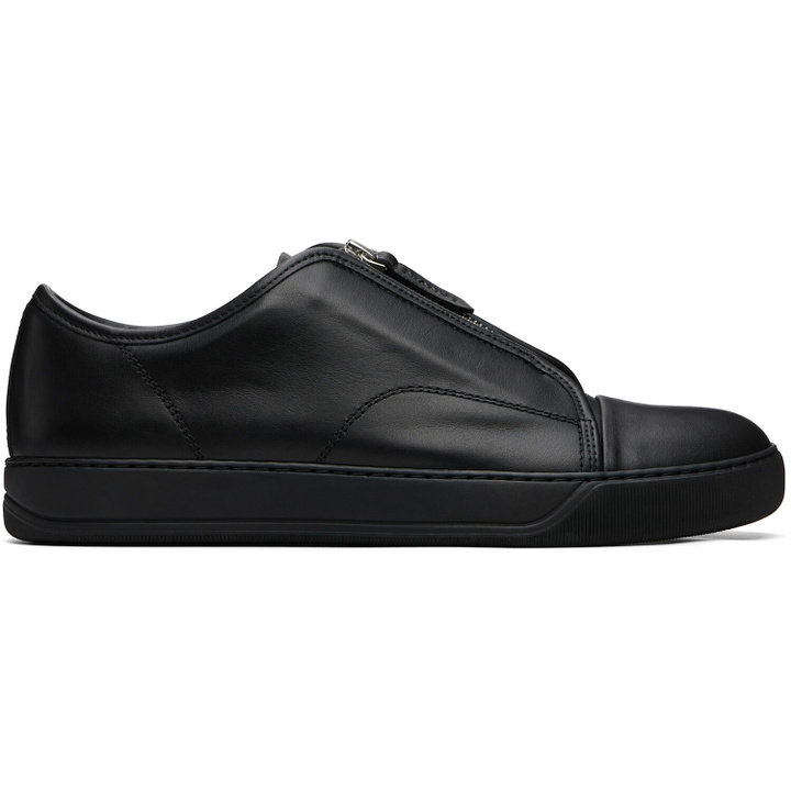 Photo: Lanvin Black DBB1 Zip Sneakers