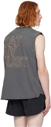 OVER OVER Gray 'Eat My Dust' Tank Top