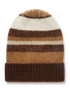 The Elder Statesman - Striped Cashmere Beanie