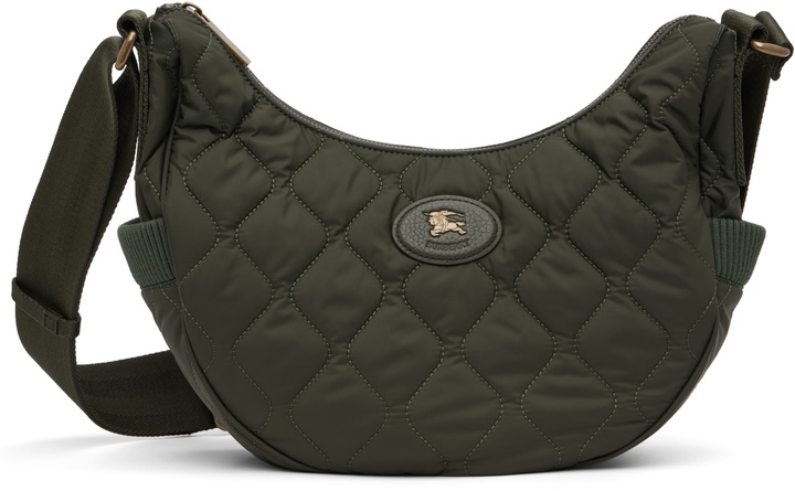 Photo: Burberry Green Clifton Horseshoe Crossbody Bag​