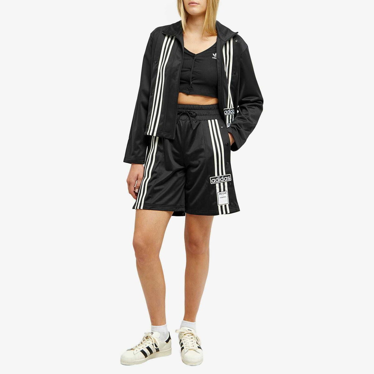Adidas Women's ADIBREAK TRACK TOP in Black adidas