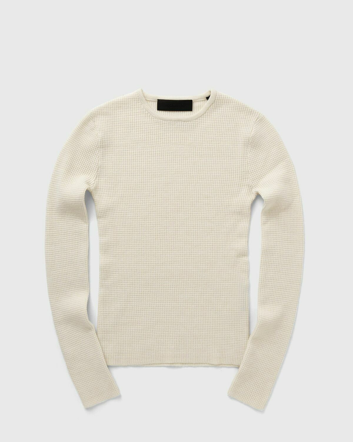 【FEAR OF GOD】ESSENTIALS WAFFLE SWEATER セーター Tシャツ Fear of God Essentials WAFFLE FITTED LONG SLEEVE SWEATER