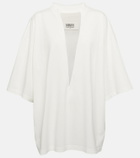 MM6 Maison Margiela V-neck cotton shirt