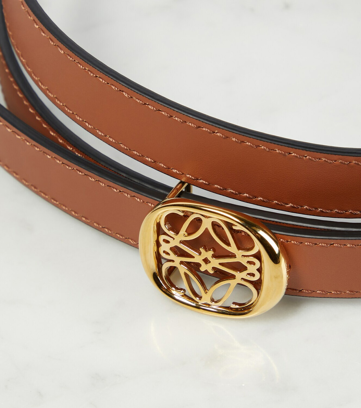Loewe Reversible Anagram leather belt Loewe