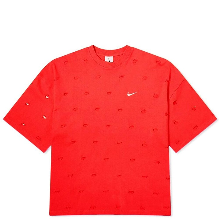 Photo: Nike x Jacquemus Swoosh T-shirt in University Red