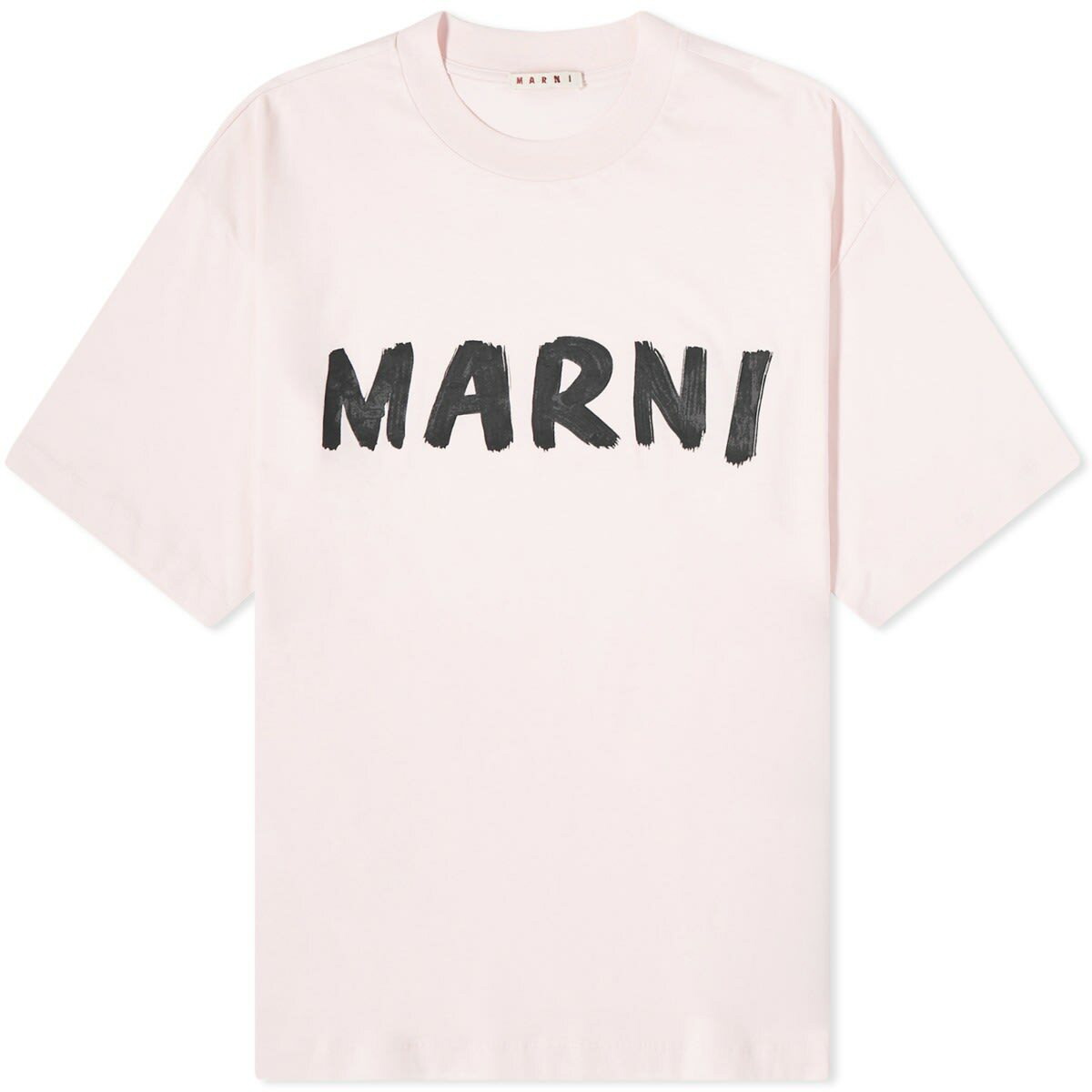 Marni Women's Big Logo T-Shirt in Pink Gummy Marni