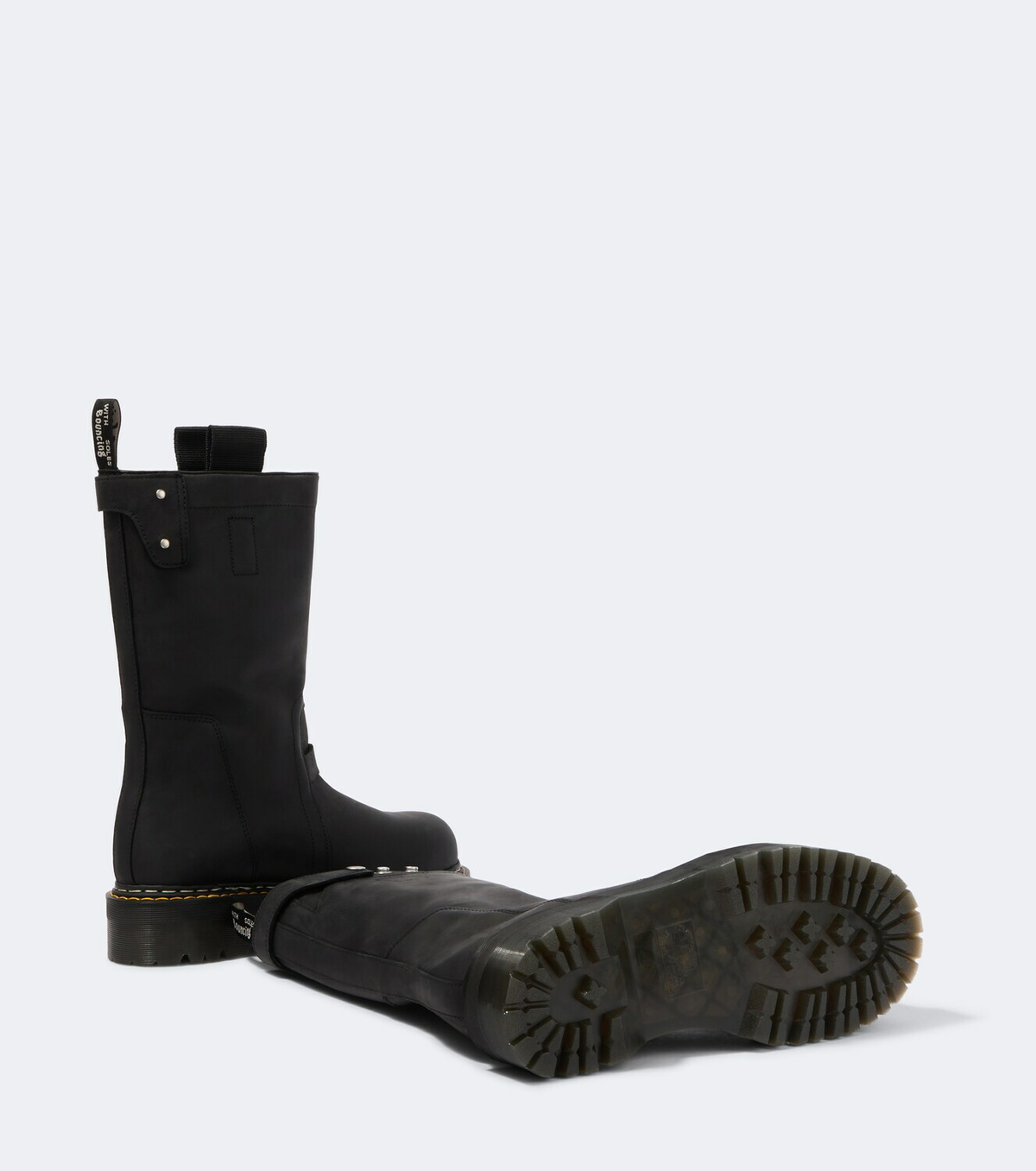 Rick Owens DRKSHDW x Dr. Martens Quad platform boots