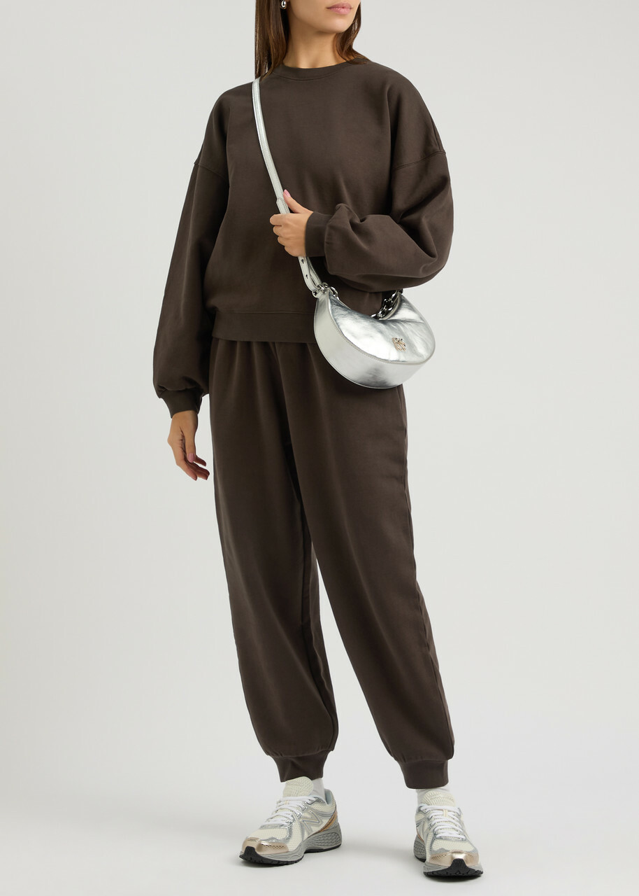 Frame Travel Cotton-blend Sweatshirt Dark Brown