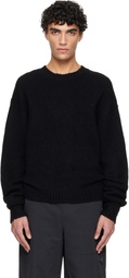 HELIOT EMIL Black Roan Alpaca Knit Sweater