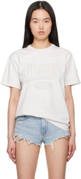 alexanderwang.t Off-White Distressed Logo T-shirt