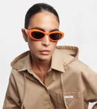 Prada Symbole oval sunglasses