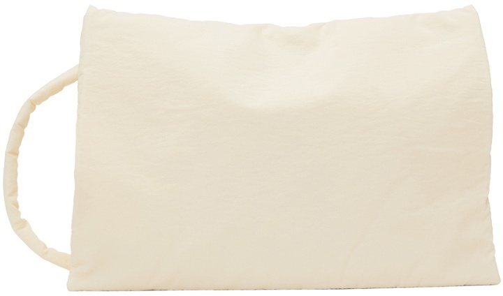 Photo: AMOMENTO Off-White Big Padding Folded Shoulder Bag