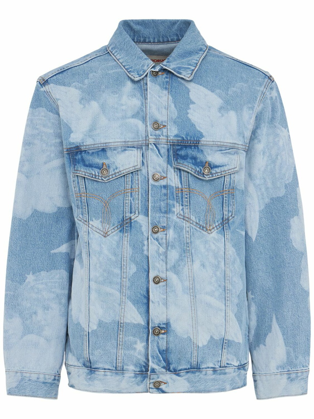 Photo: FIORUCCI Angel Print Denim Jacket