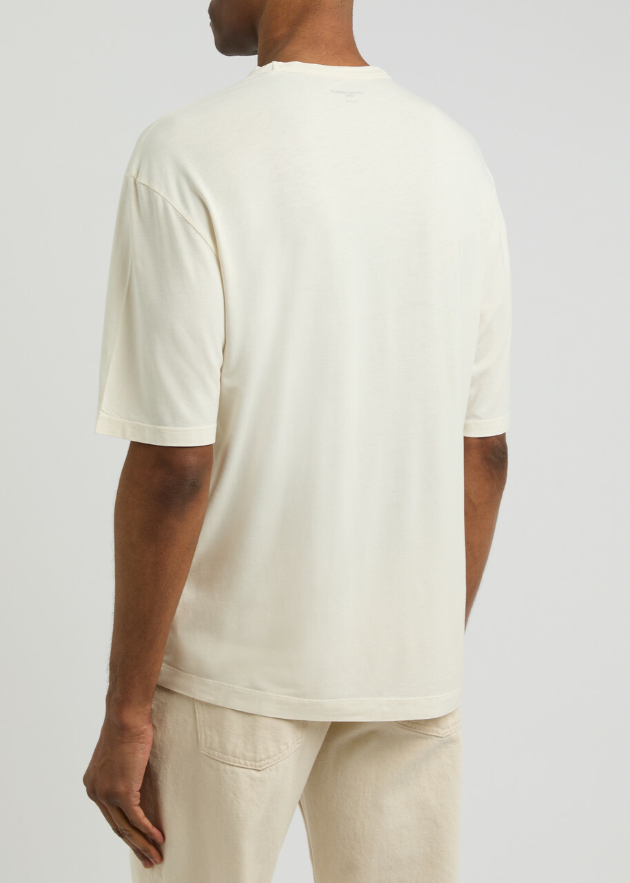 Officine Générale Benny Jersey T-shirt Ecru