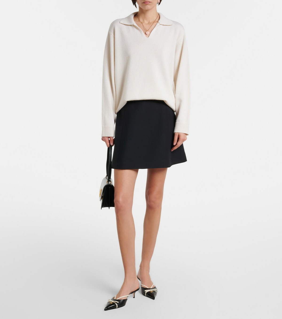 Valentino Cashmere polo sweater