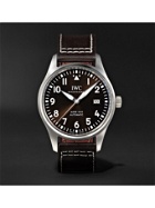 IWC Schaffhausen - Pilot's Mark XVIII Antoine de Saint Exupéry Edition Automatic 40mm Stainless Steel and Leather Watch, Ref. No. IW327003