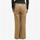 Maison Margiela Women's Tailored Pant in Brown