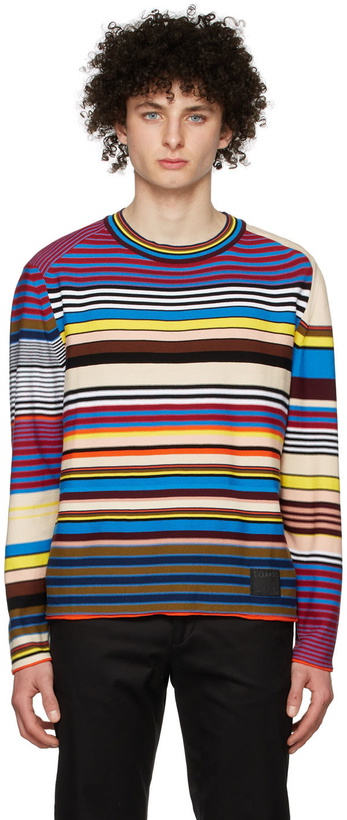 Photo: Paul Smith Multicolor Cotton Sweater