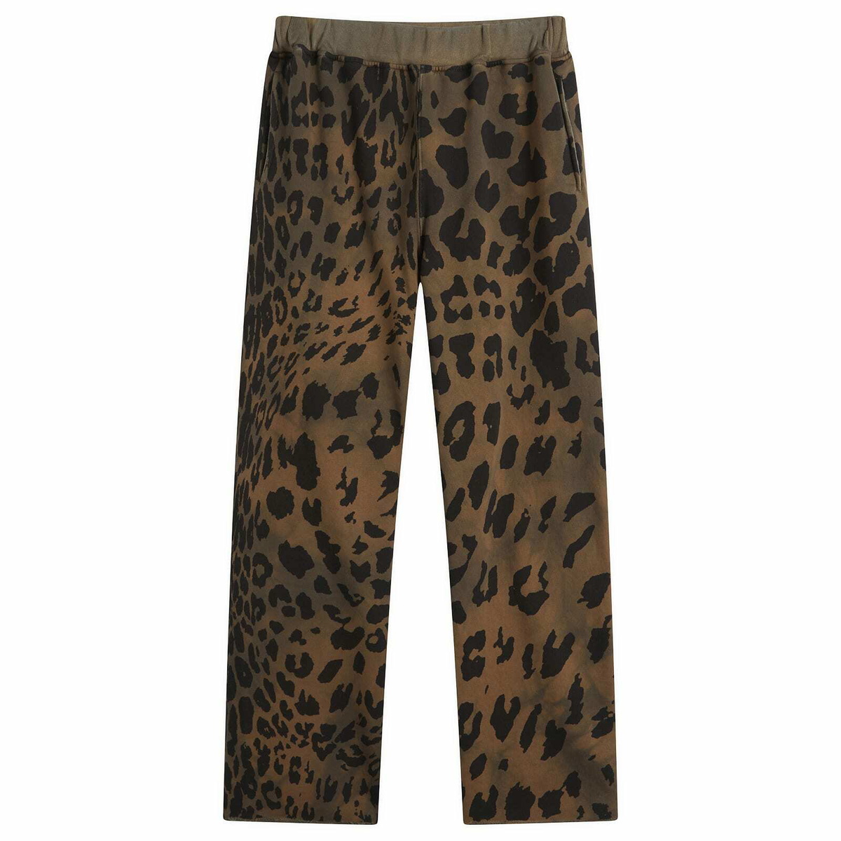 Aries Women's Leopard Tie Dye Straight Sweatpant in Multi