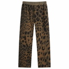 Aries Women's Leopard Tie Dye Straight Sweatpant in Multi