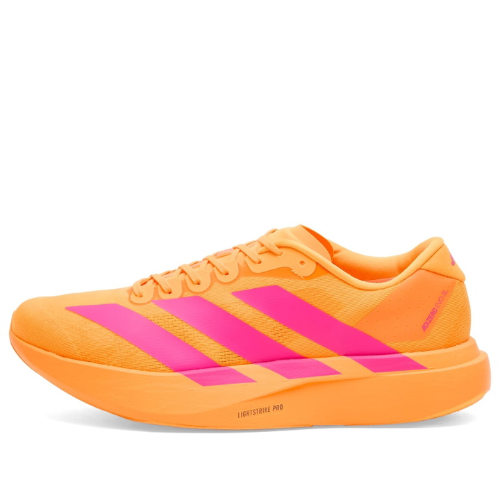 Photo: Adidas Running adidas Adizero Evo SL Sneaker in Flash Orange/Shock Pink