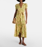 Poupette St Barth Baba floral cotton wrap dress