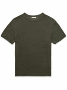 Club Monaco - Linen T-Shirt - Green