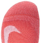 Nike Running - Two-Pack Multiplier Logo-Intarsia Dri-FIT No-Show Socks - Pink