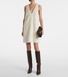 Brunello Cucinelli Alpaca wool-blend minidress