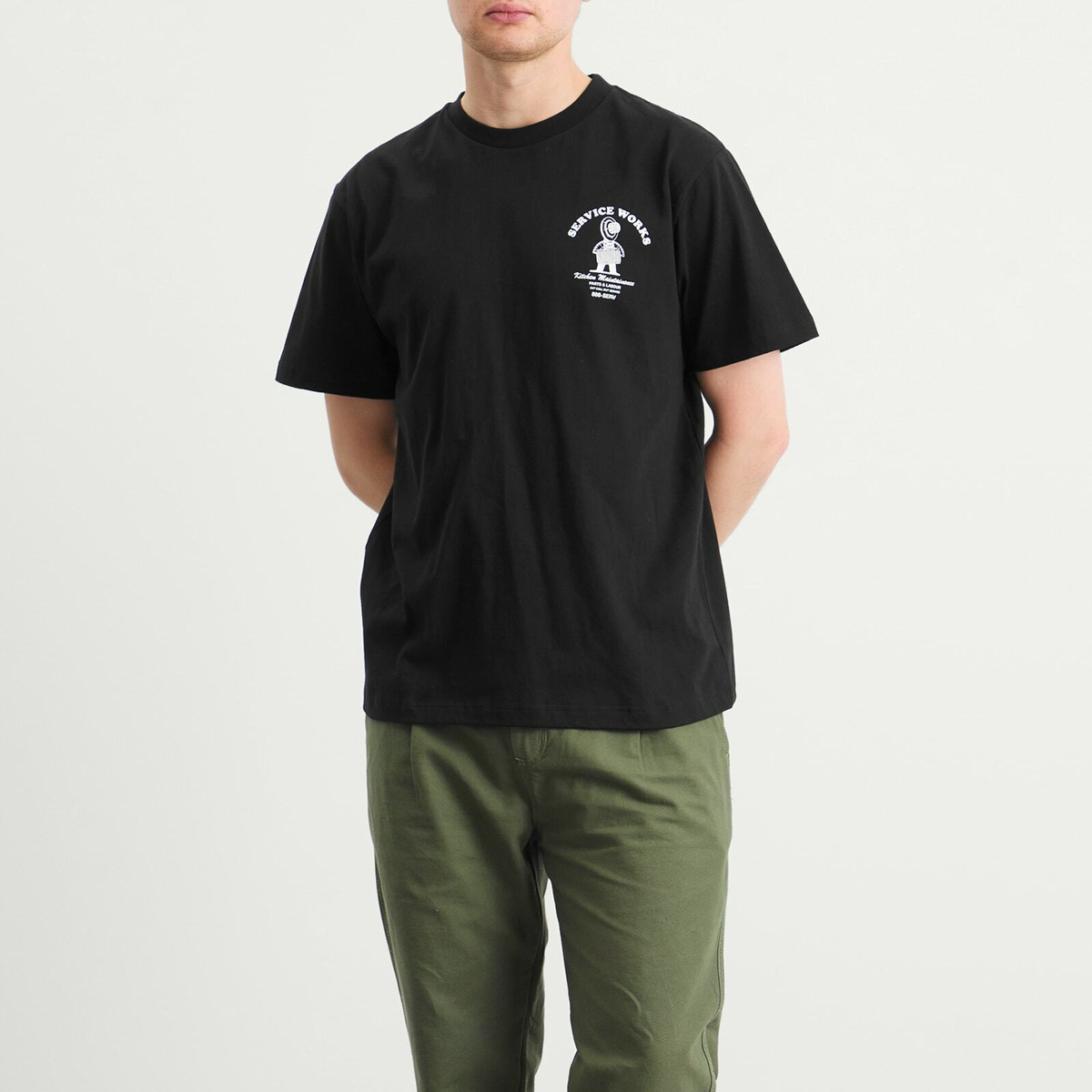Service Works Men's Maintenance T-Shirt in Black