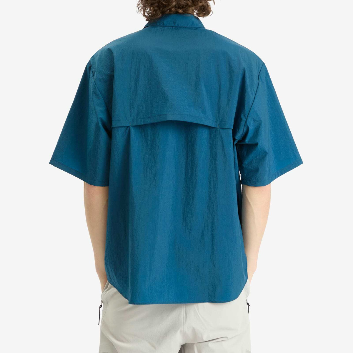 Uniform Experiment Men's Crystal Nylon Ventilation Shirt in Navy