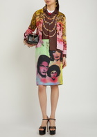 Versace Printed Silk Cardigan Multicoloured